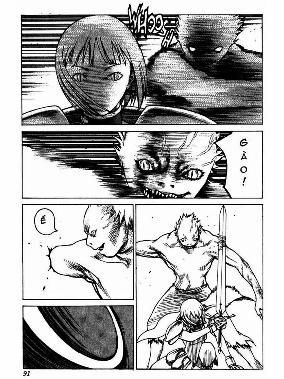 Truyện Tranh Claymore Mắt Bạc trang 4