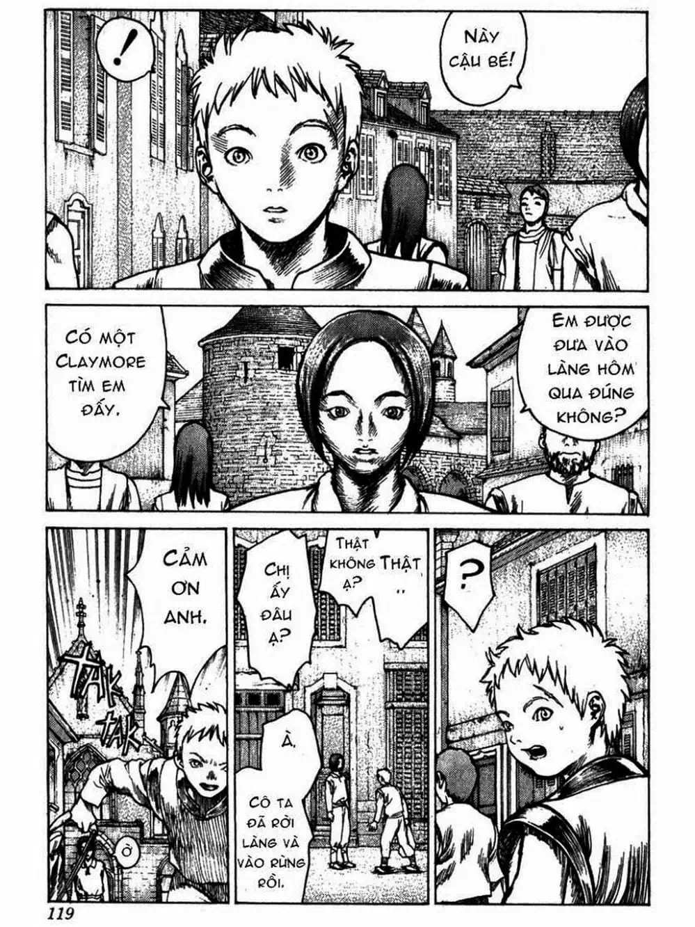 Truyện Tranh Claymore Mắt Bạc trang 4