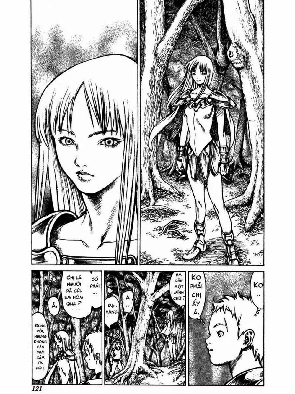 Truyện Tranh Claymore Mắt Bạc trang 4