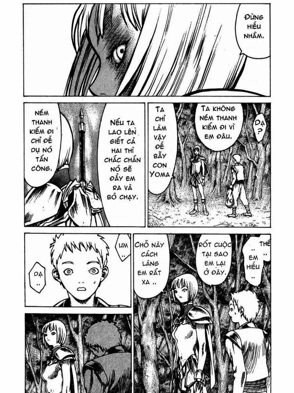 Truyện Tranh Claymore Mắt Bạc trang 4