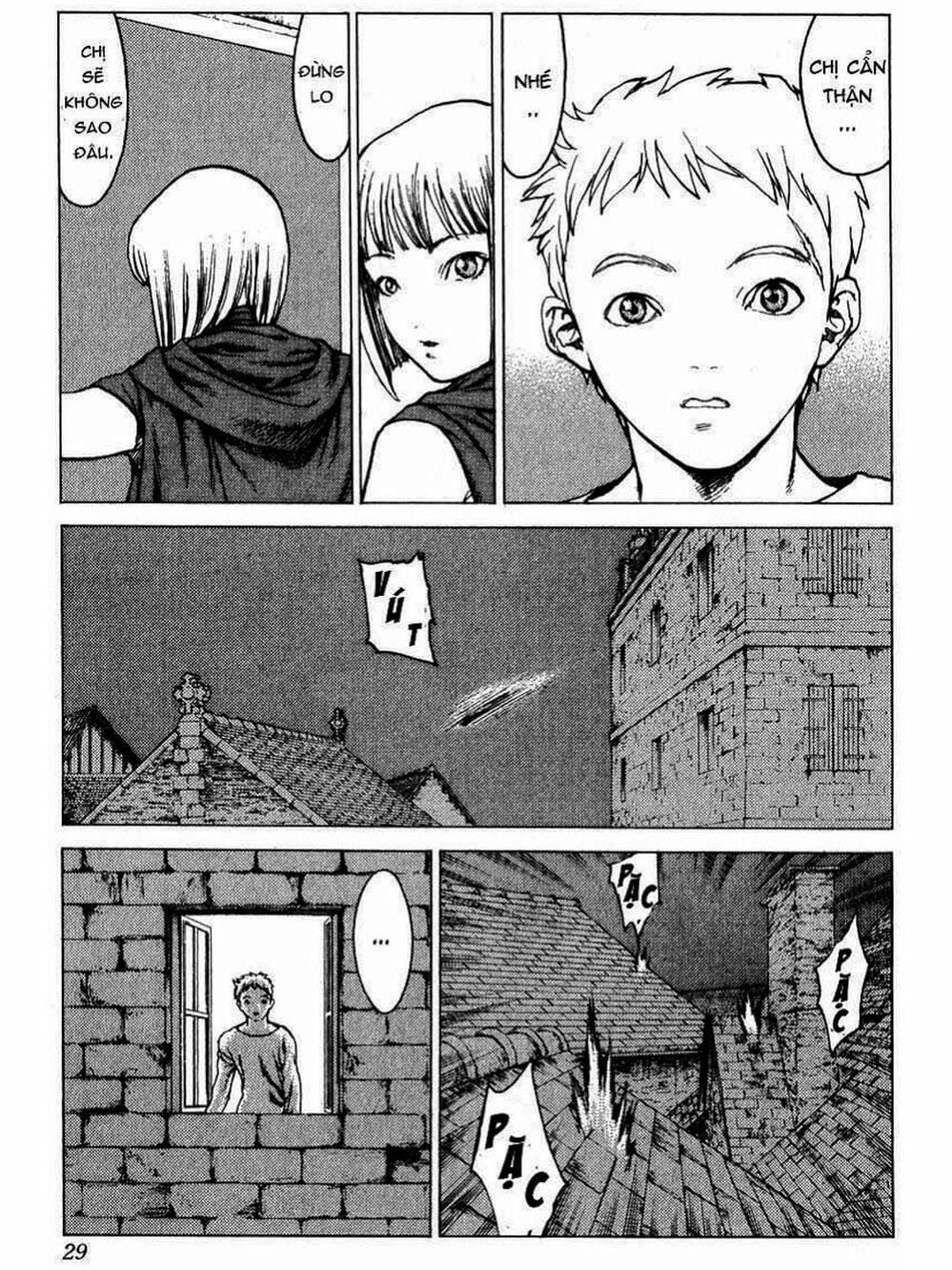 Truyện Tranh Claymore Mắt Bạc trang 4