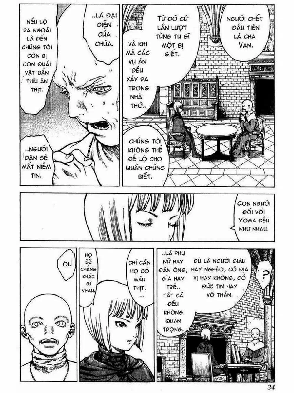 Truyện Tranh Claymore Mắt Bạc trang 4