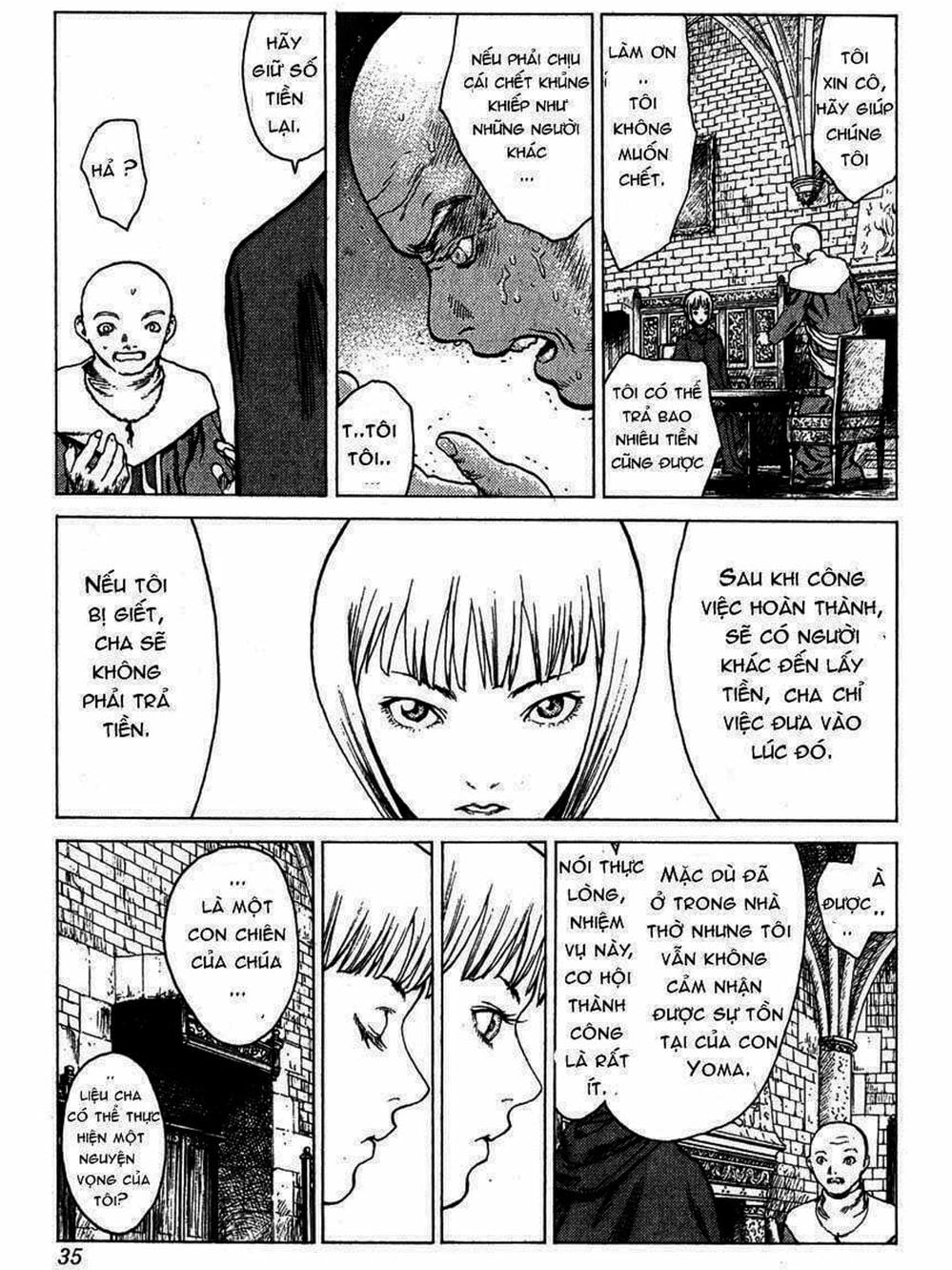 Truyện Tranh Claymore Mắt Bạc trang 4