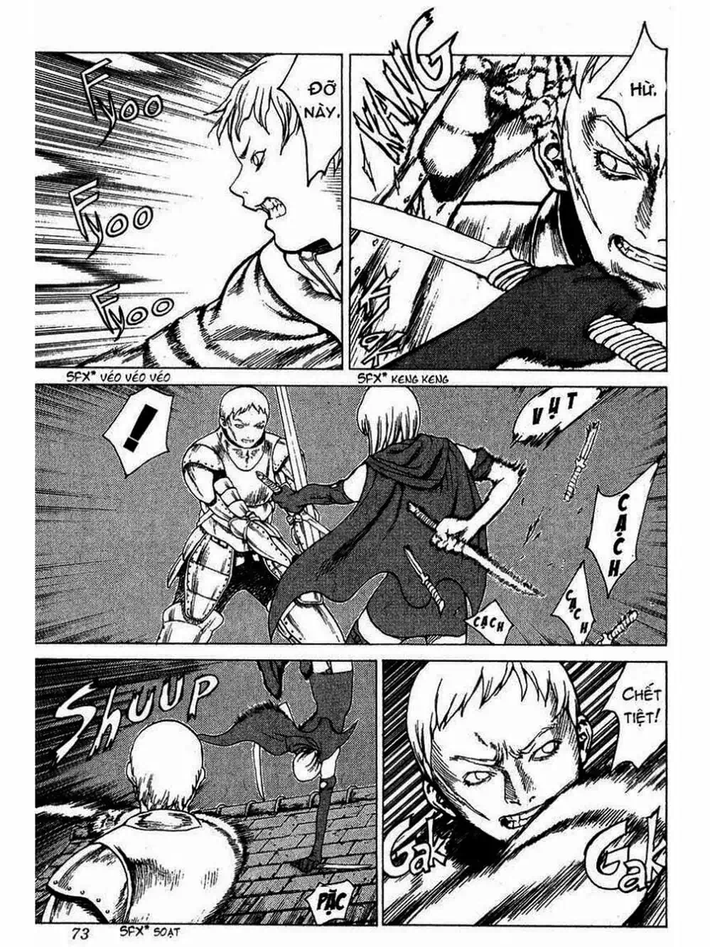 Truyện Tranh Claymore Mắt Bạc trang 4
