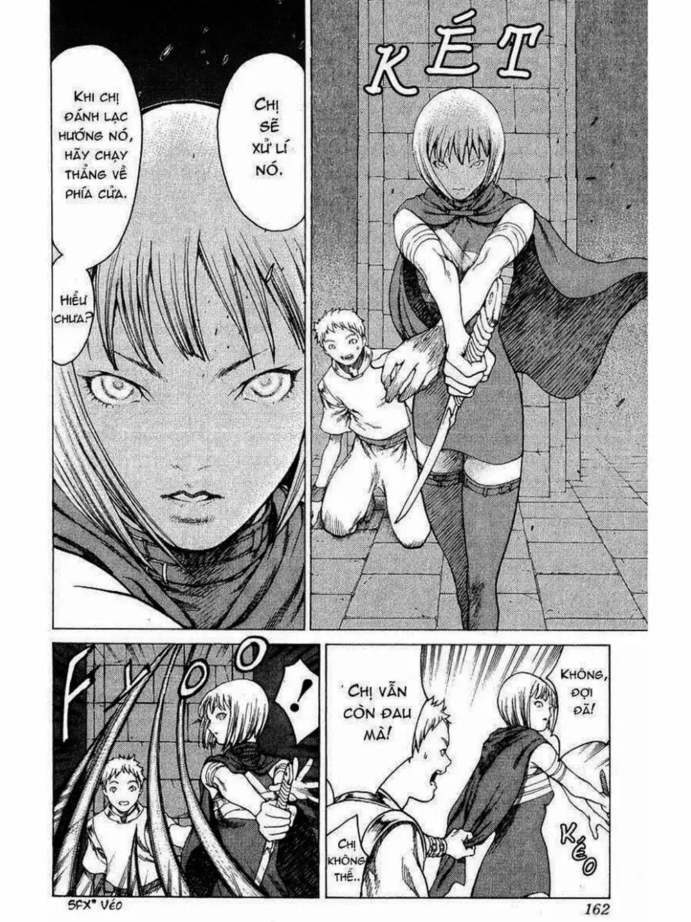 Truyện Tranh Claymore Mắt Bạc trang 4