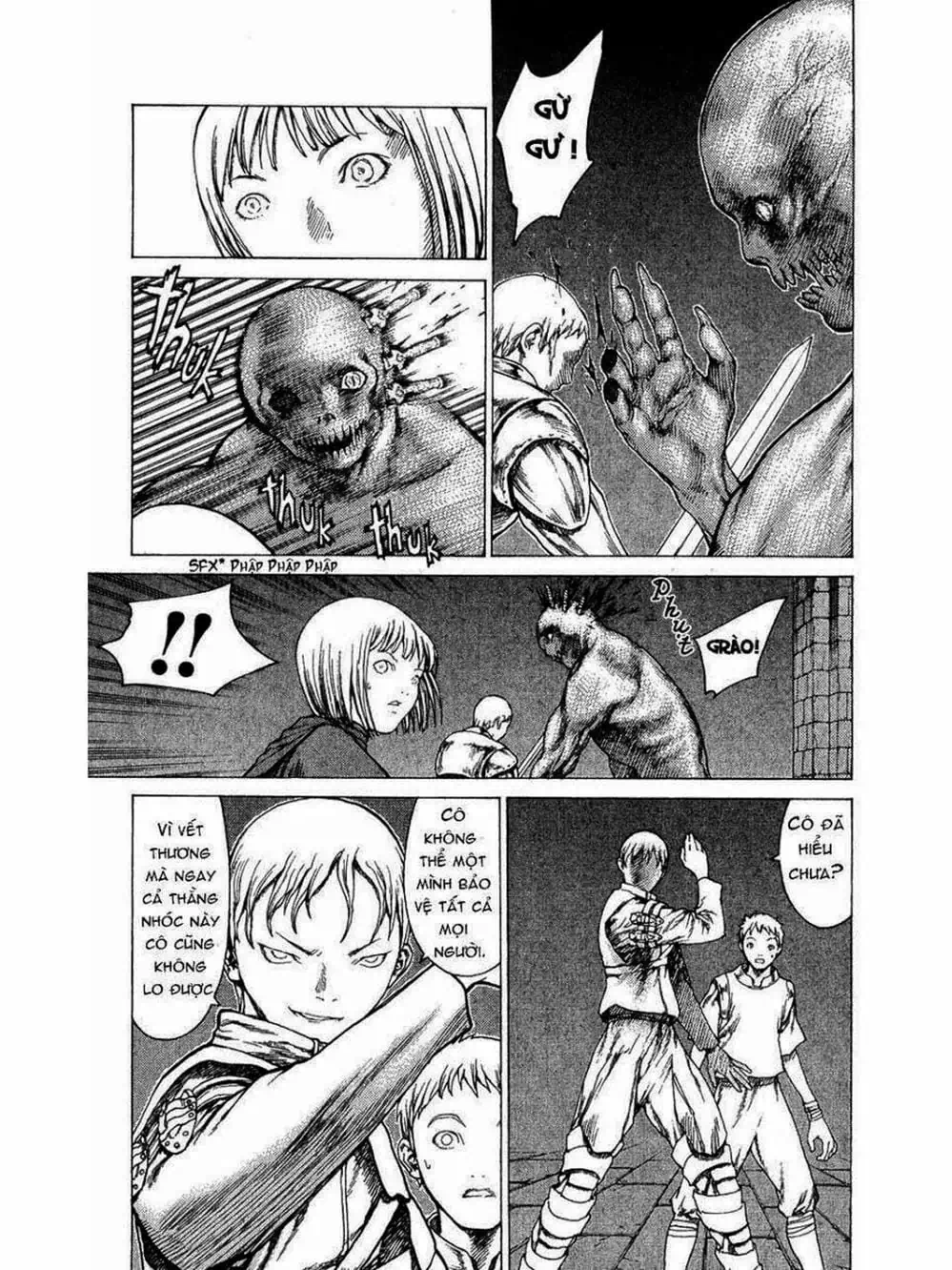 Truyện Tranh Claymore Mắt Bạc trang 4