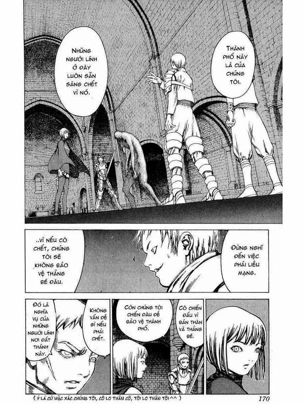 Truyện Tranh Claymore Mắt Bạc trang 4