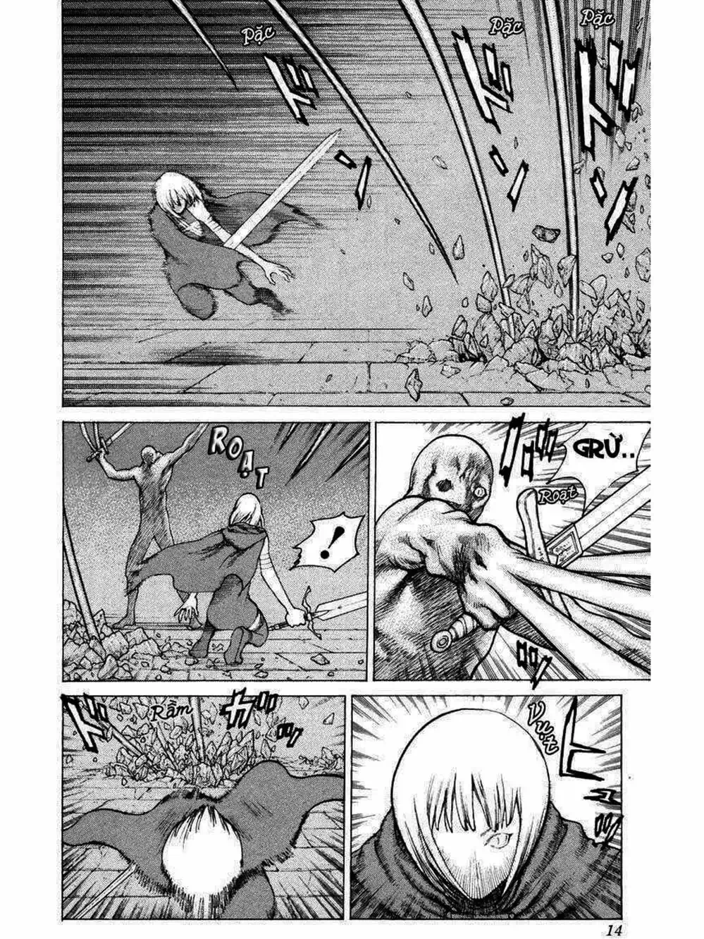 Truyện Tranh Claymore Mắt Bạc trang 4