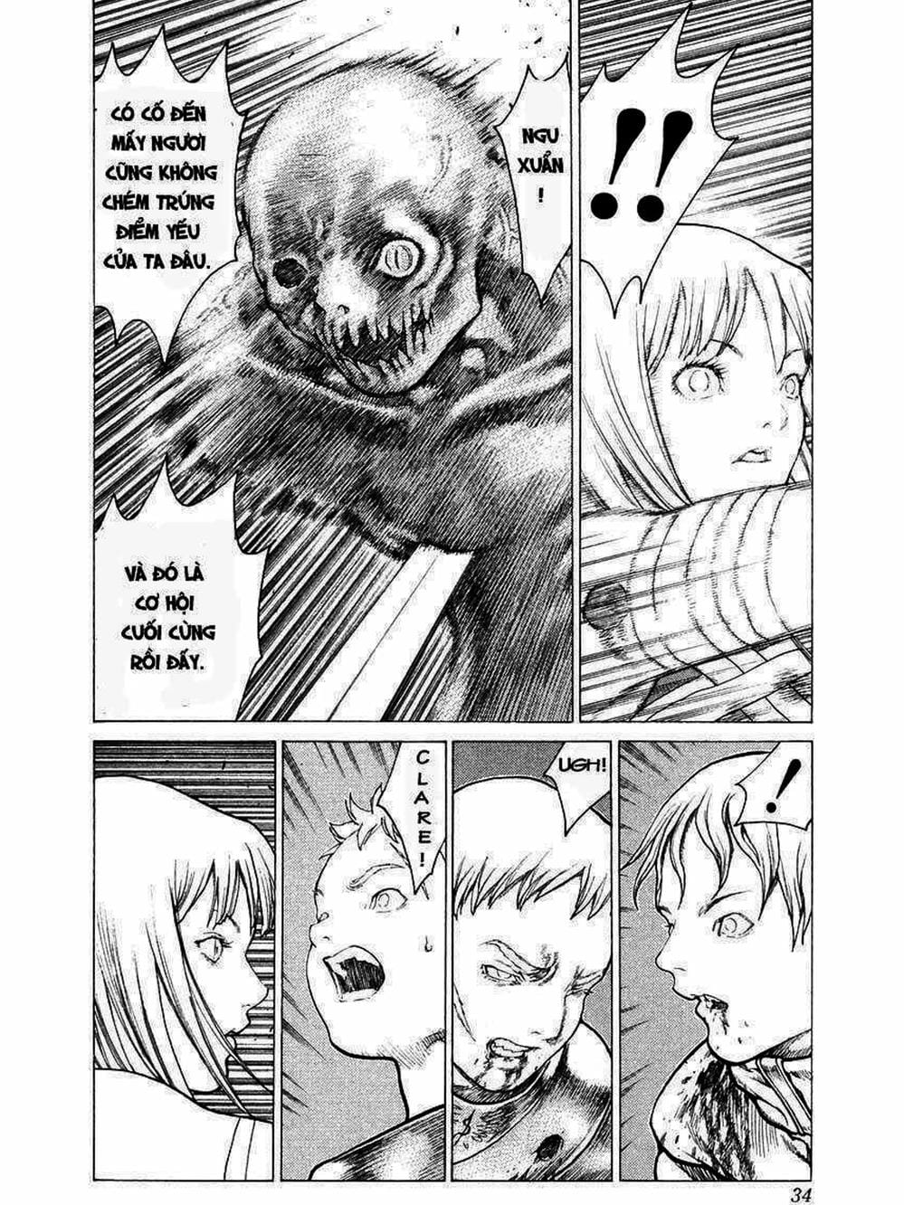 Truyện Tranh Claymore Mắt Bạc trang 4