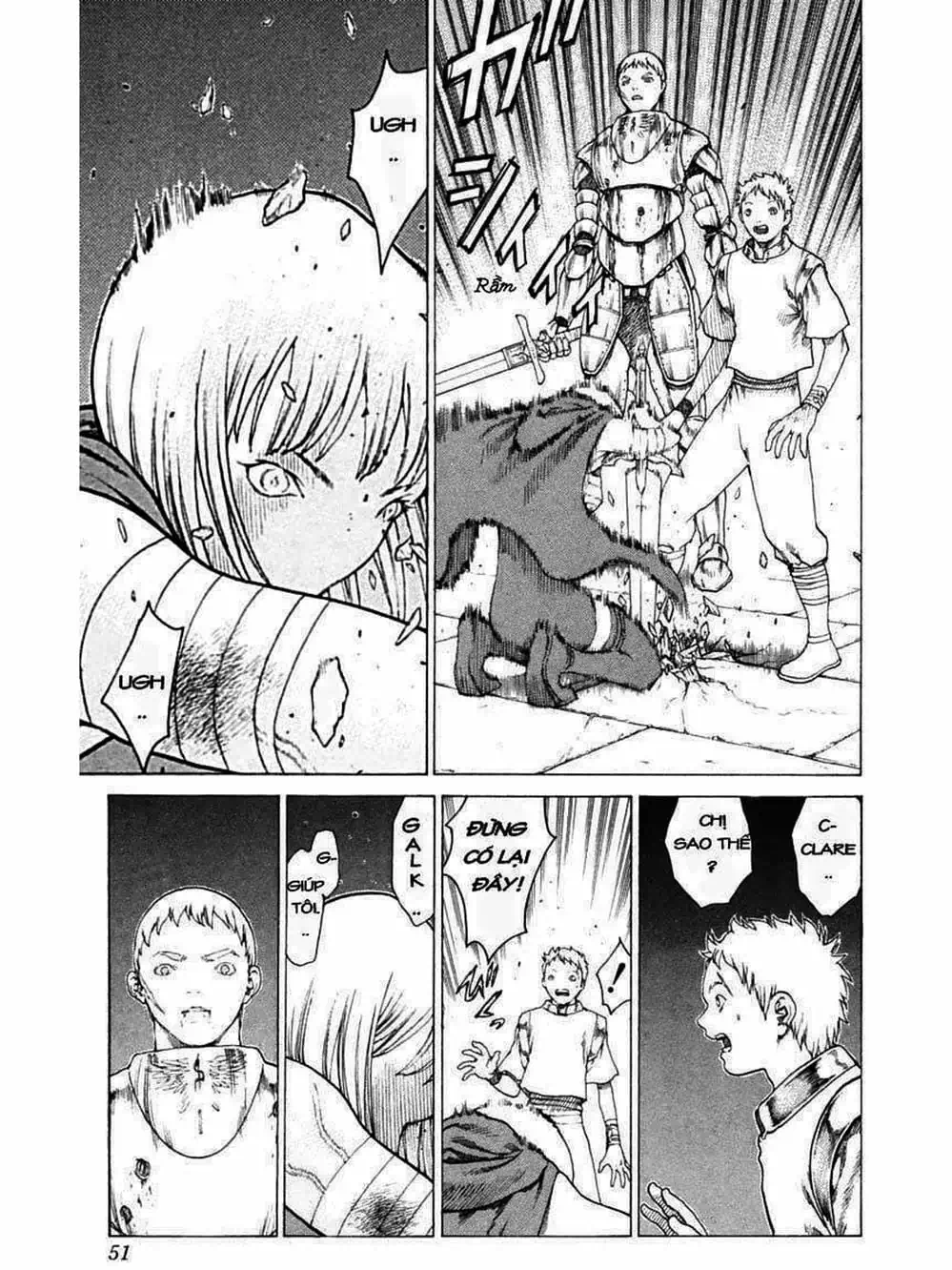 Truyện Tranh Claymore Mắt Bạc trang 4