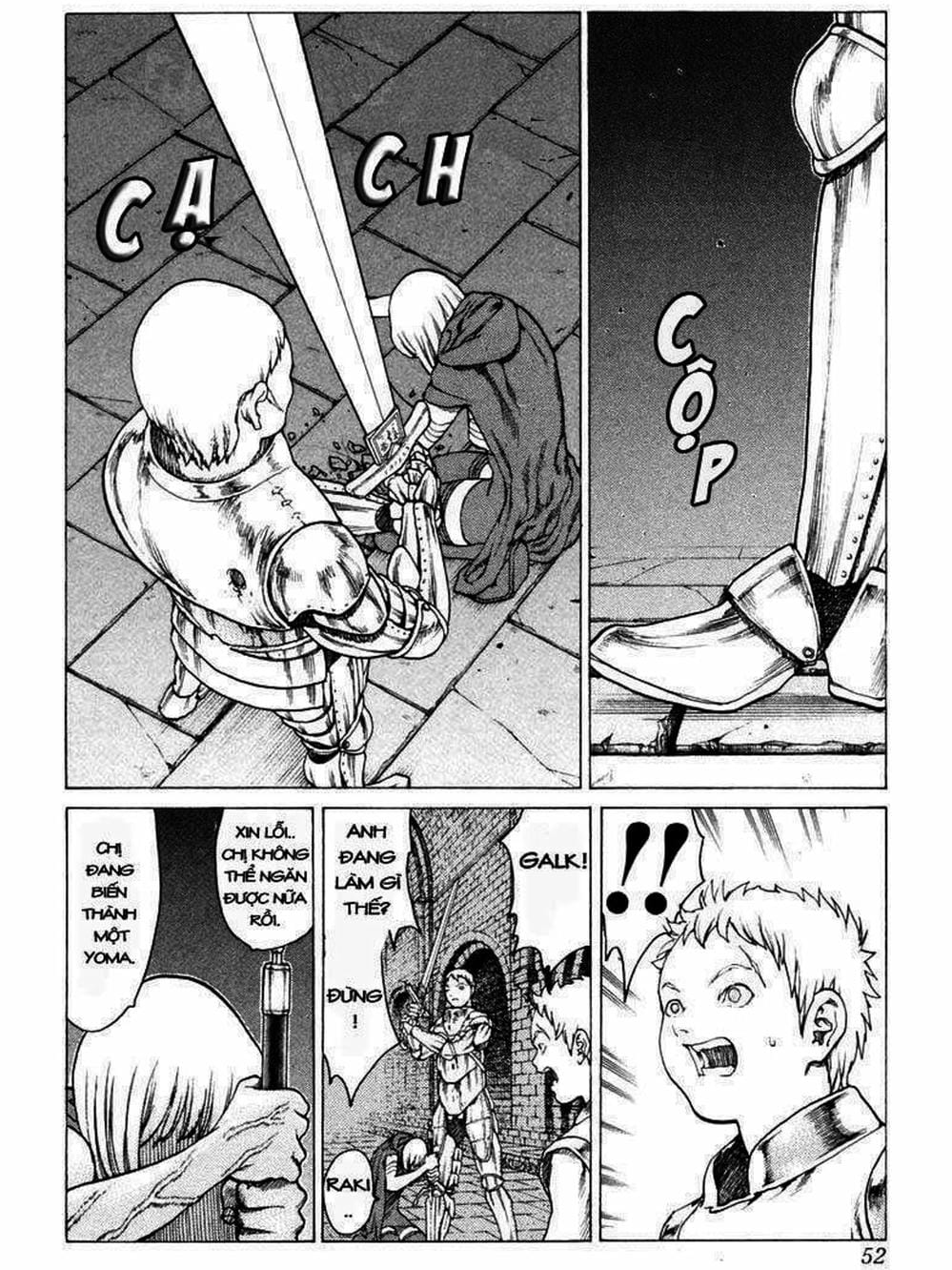 Truyện Tranh Claymore Mắt Bạc trang 4