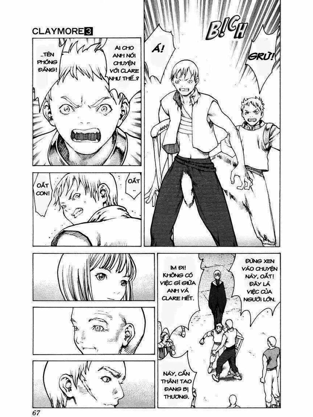 Truyện Tranh Claymore Mắt Bạc trang 4
