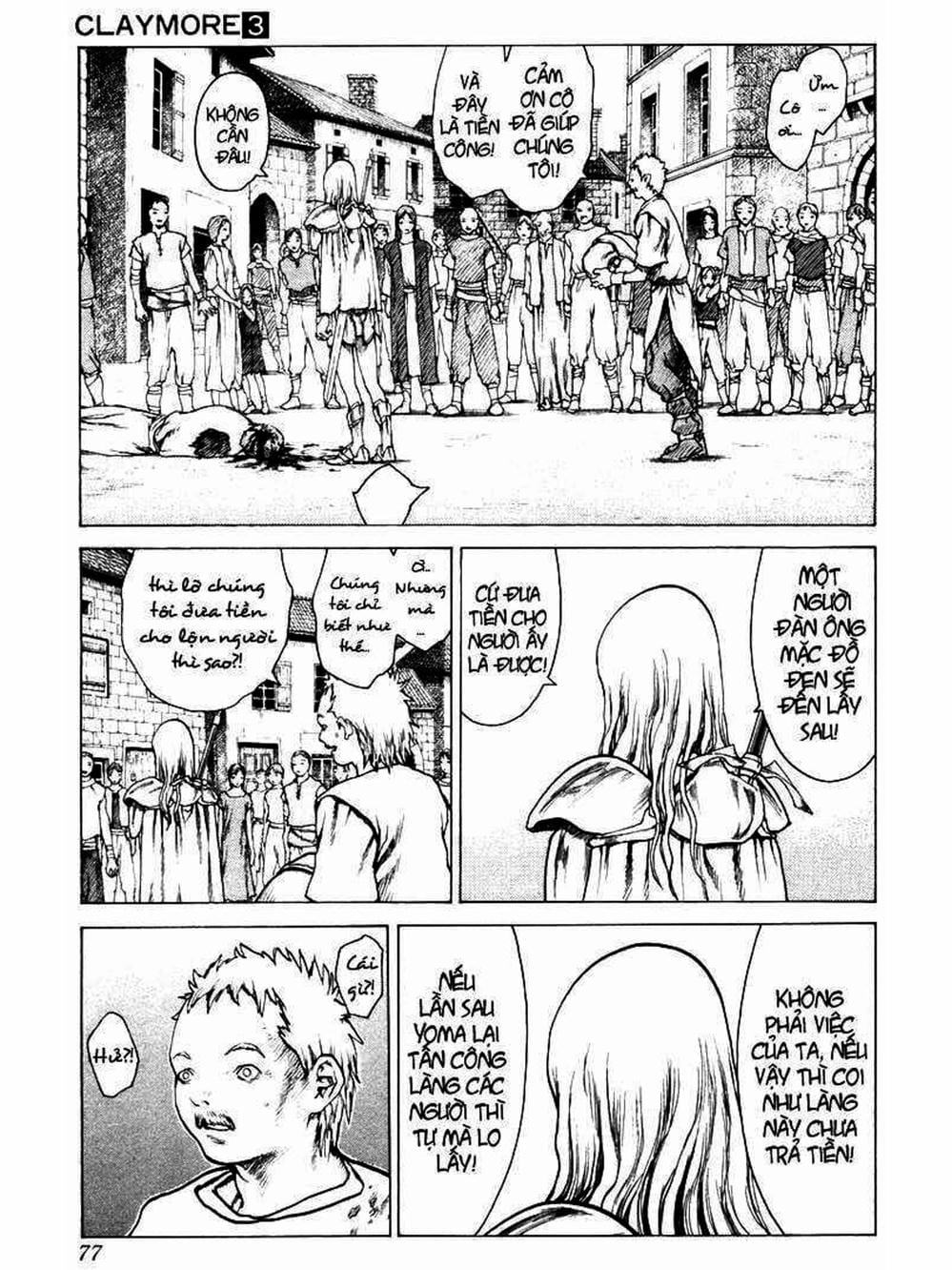 Truyện Tranh Claymore Mắt Bạc trang 4