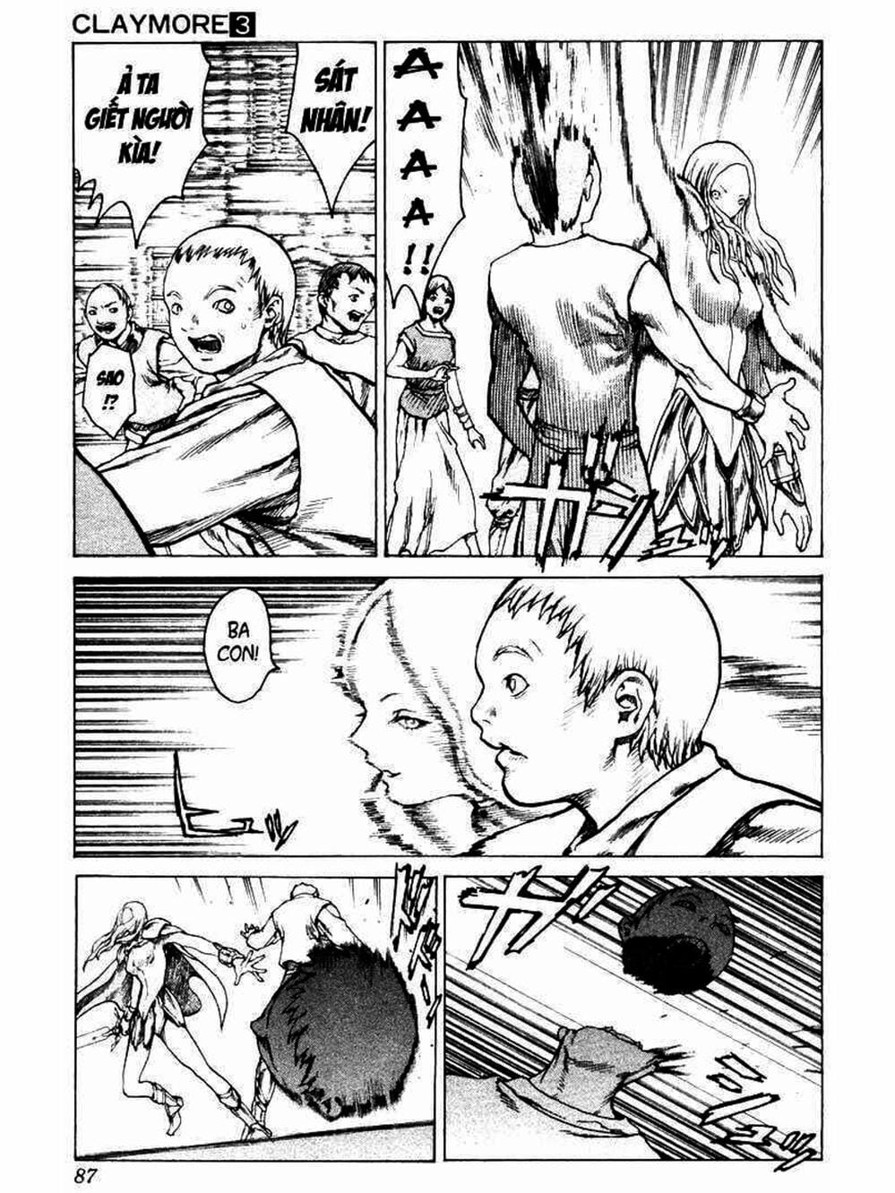 Truyện Tranh Claymore Mắt Bạc trang 4