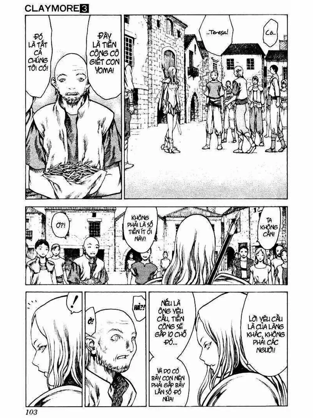 Truyện Tranh Claymore Mắt Bạc trang 4