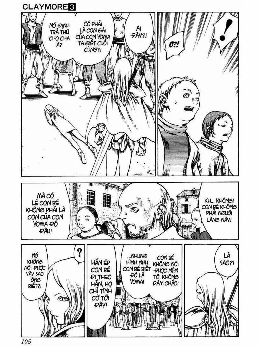 Truyện Tranh Claymore Mắt Bạc trang 4