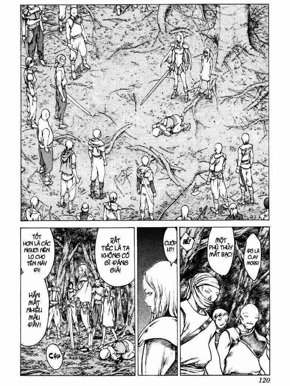 Truyện Tranh Claymore Mắt Bạc trang 4