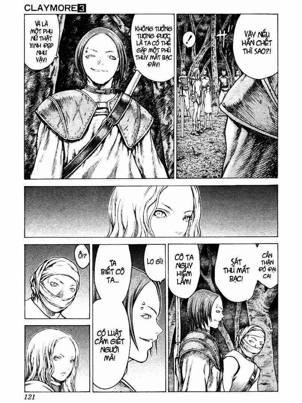 Truyện Tranh Claymore Mắt Bạc trang 4
