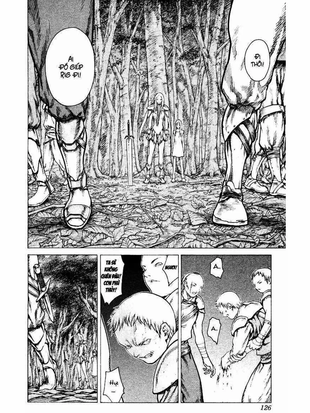 Truyện Tranh Claymore Mắt Bạc trang 4