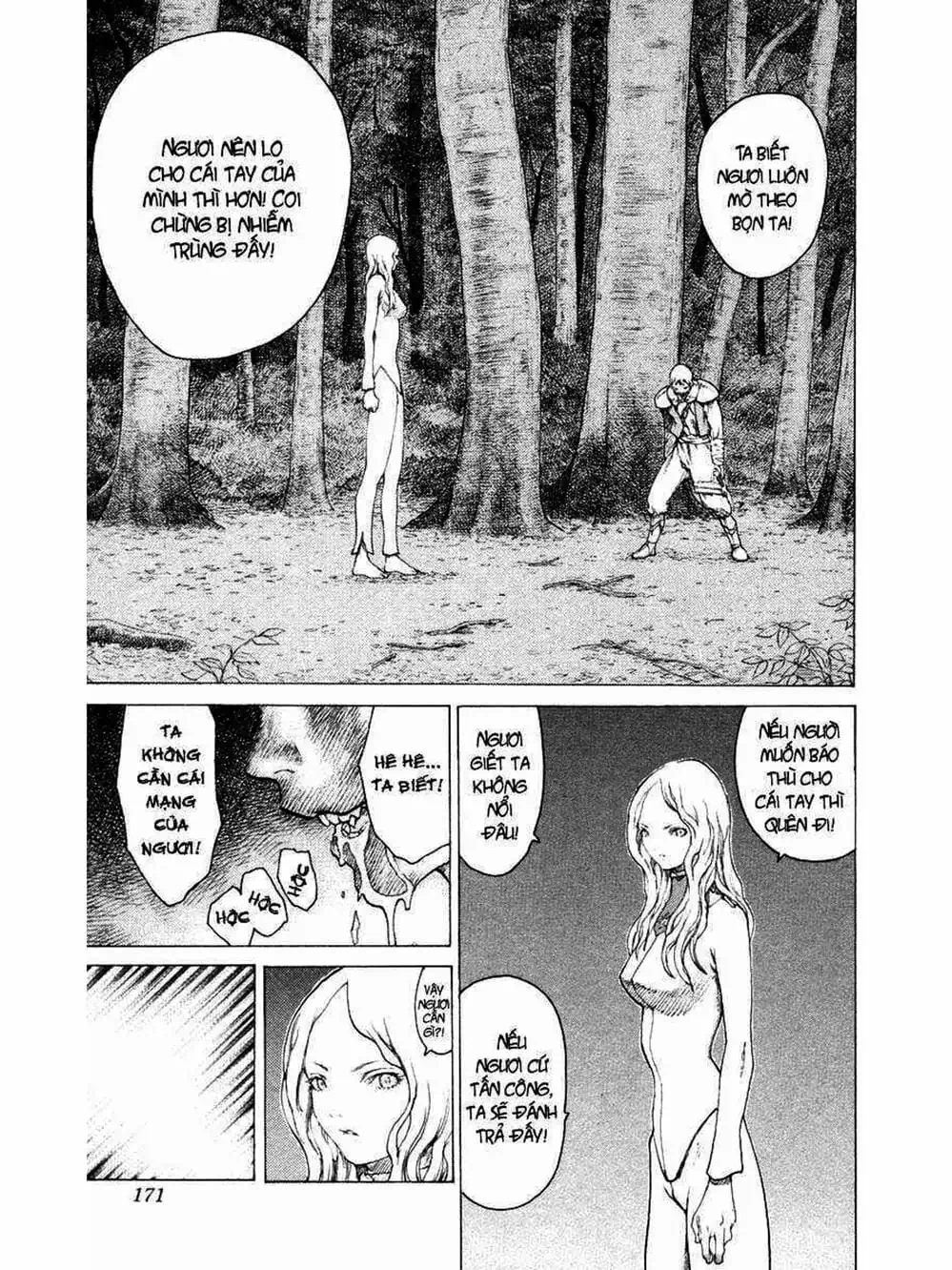 Truyện Tranh Claymore Mắt Bạc trang 4