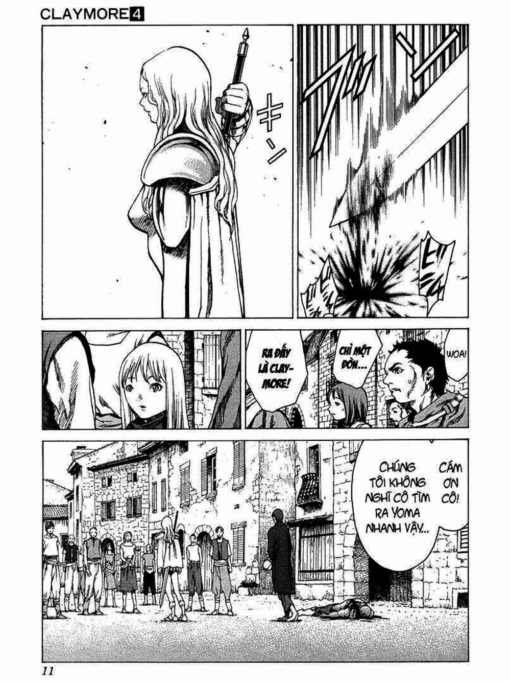 Truyện Tranh Claymore Mắt Bạc trang 4