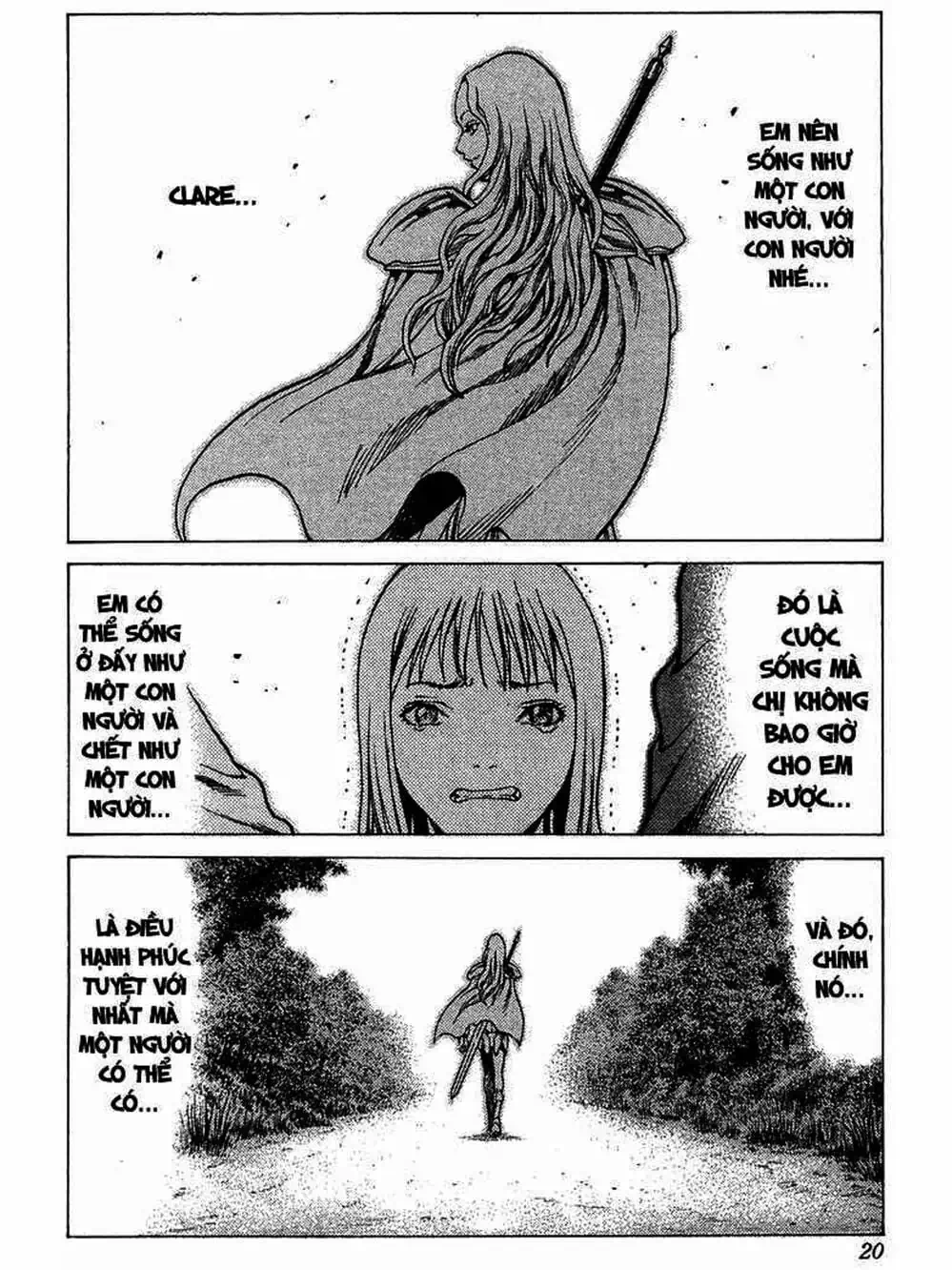 Truyện Tranh Claymore Mắt Bạc trang 4