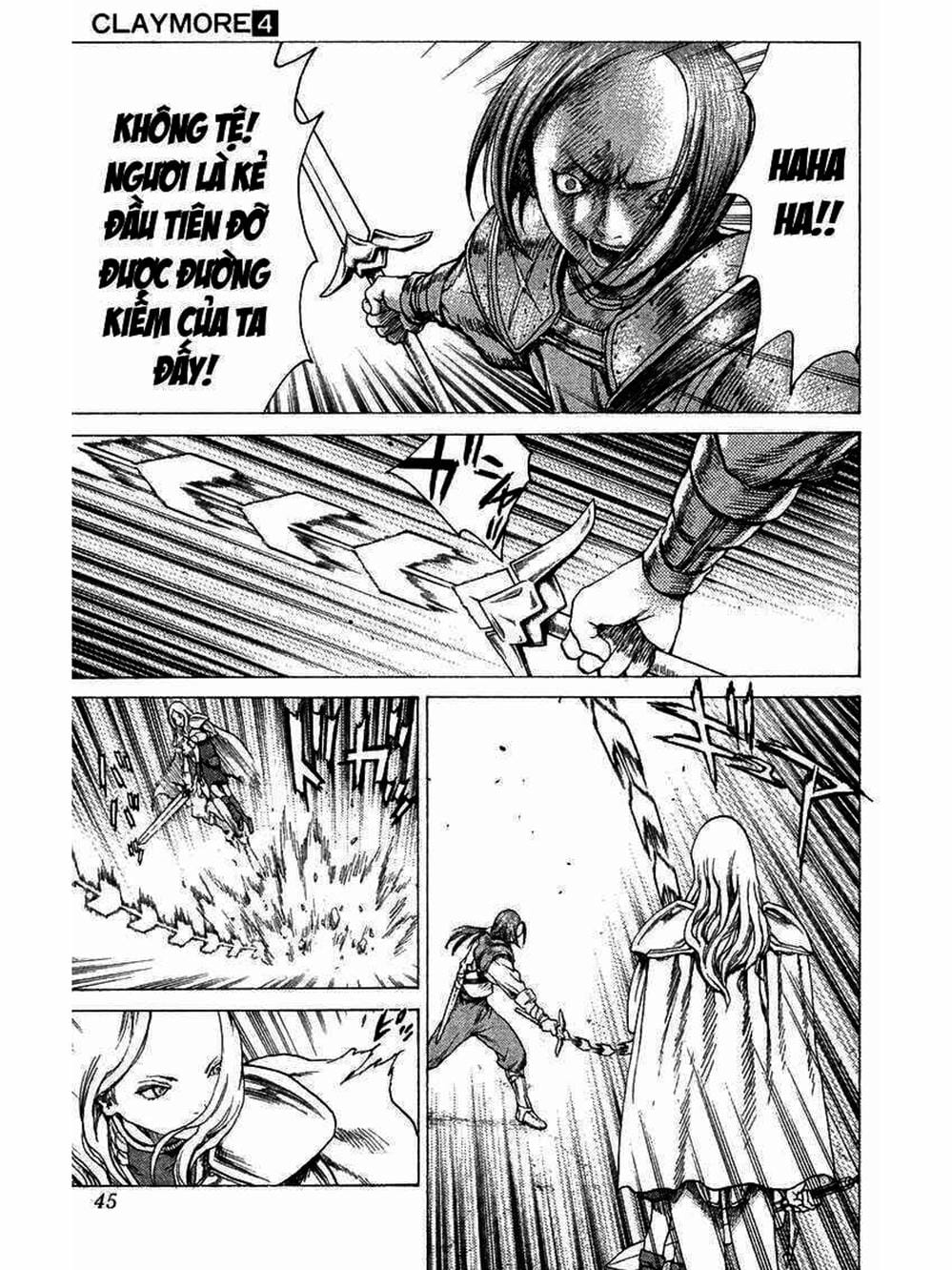 Truyện Tranh Claymore Mắt Bạc trang 4