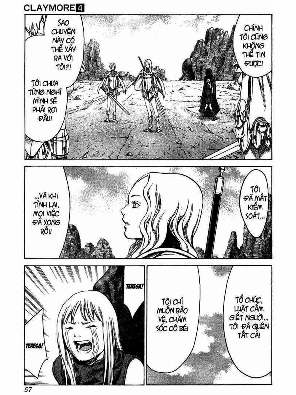 Truyện Tranh Claymore Mắt Bạc trang 4