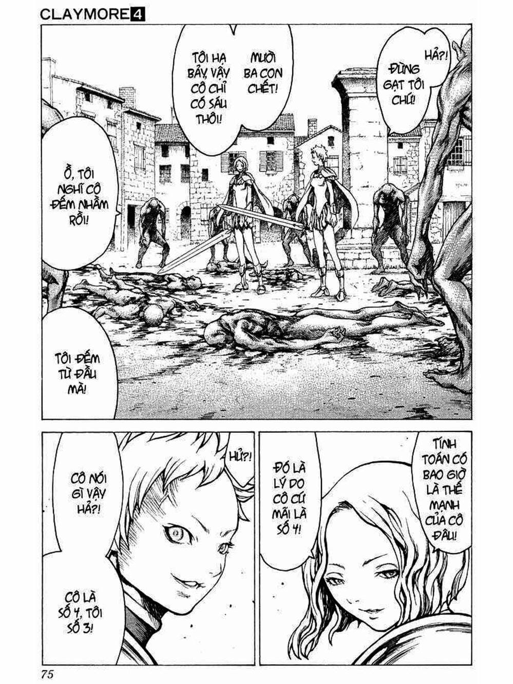 Truyện Tranh Claymore Mắt Bạc trang 4