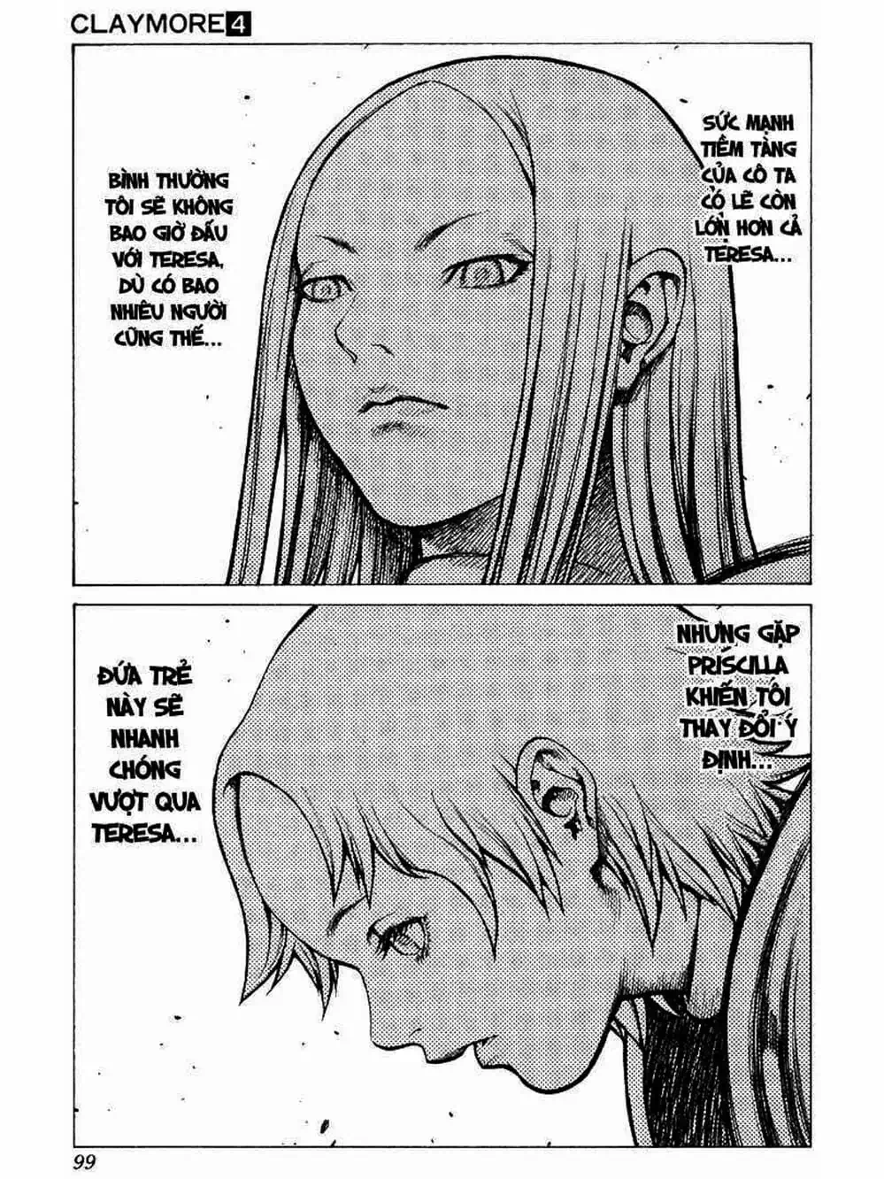 Truyện Tranh Claymore Mắt Bạc trang 4