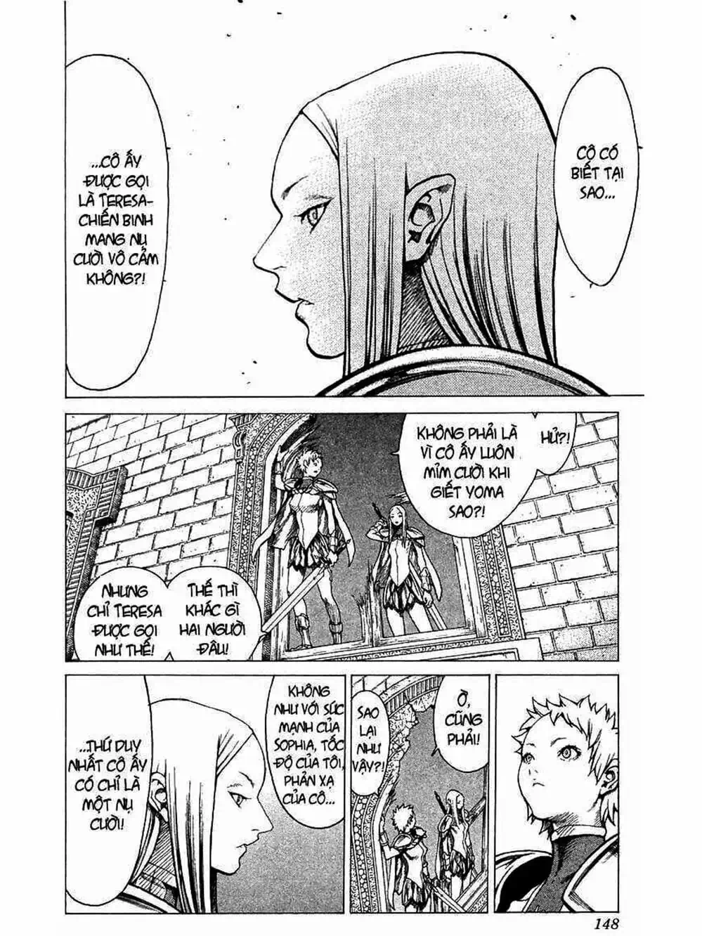 Truyện Tranh Claymore Mắt Bạc trang 4