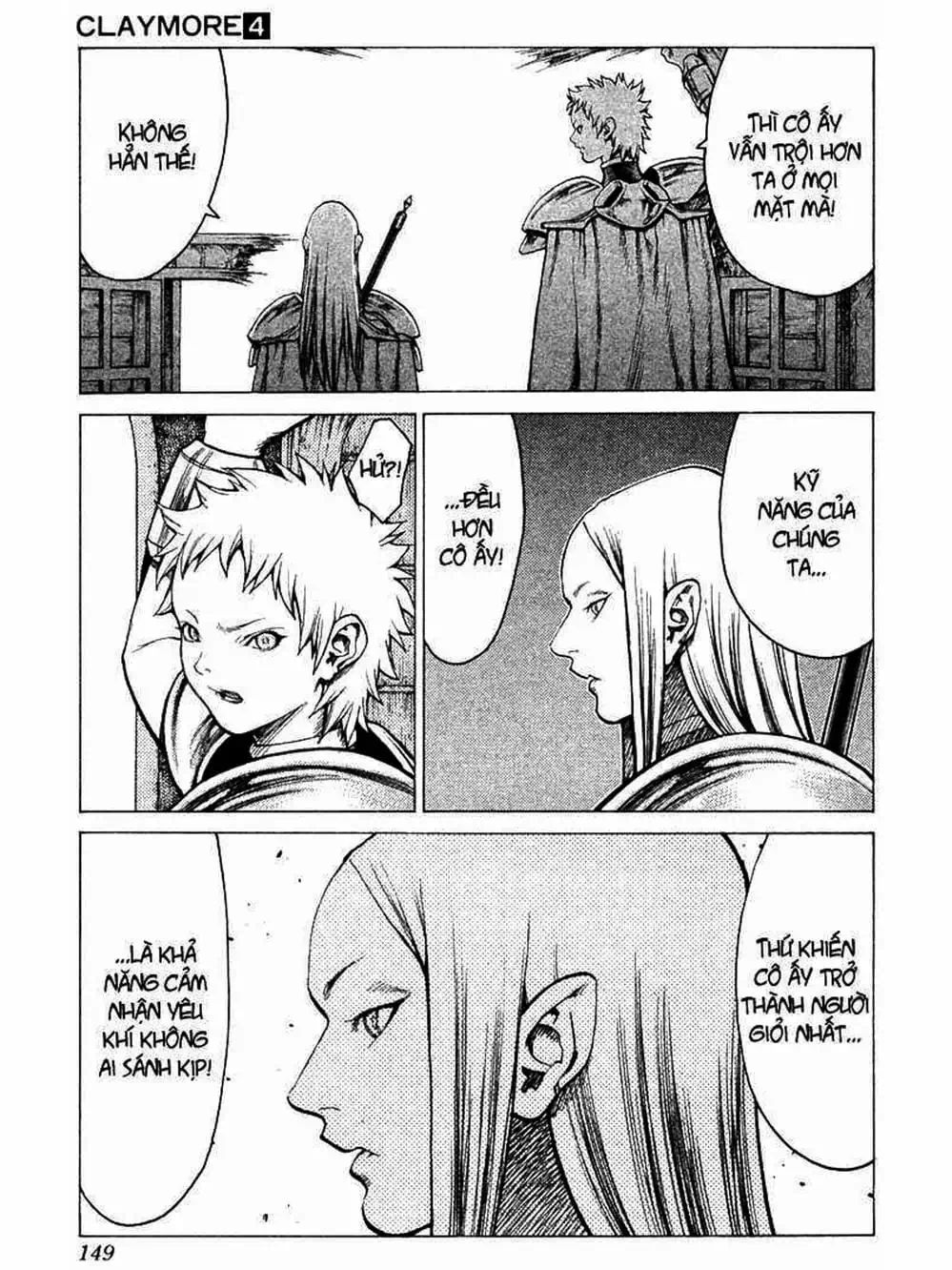 Truyện Tranh Claymore Mắt Bạc trang 4
