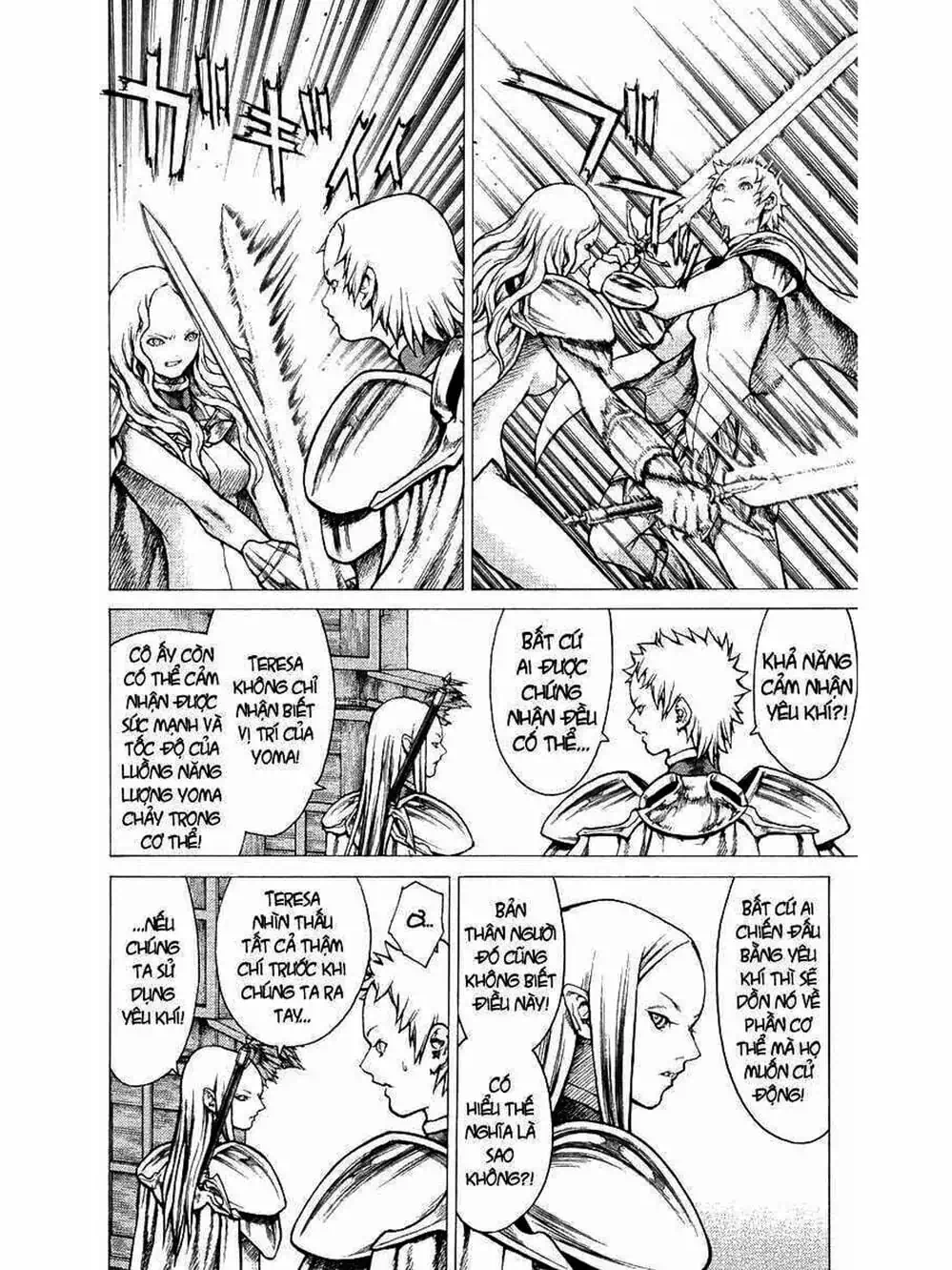 Truyện Tranh Claymore Mắt Bạc trang 4