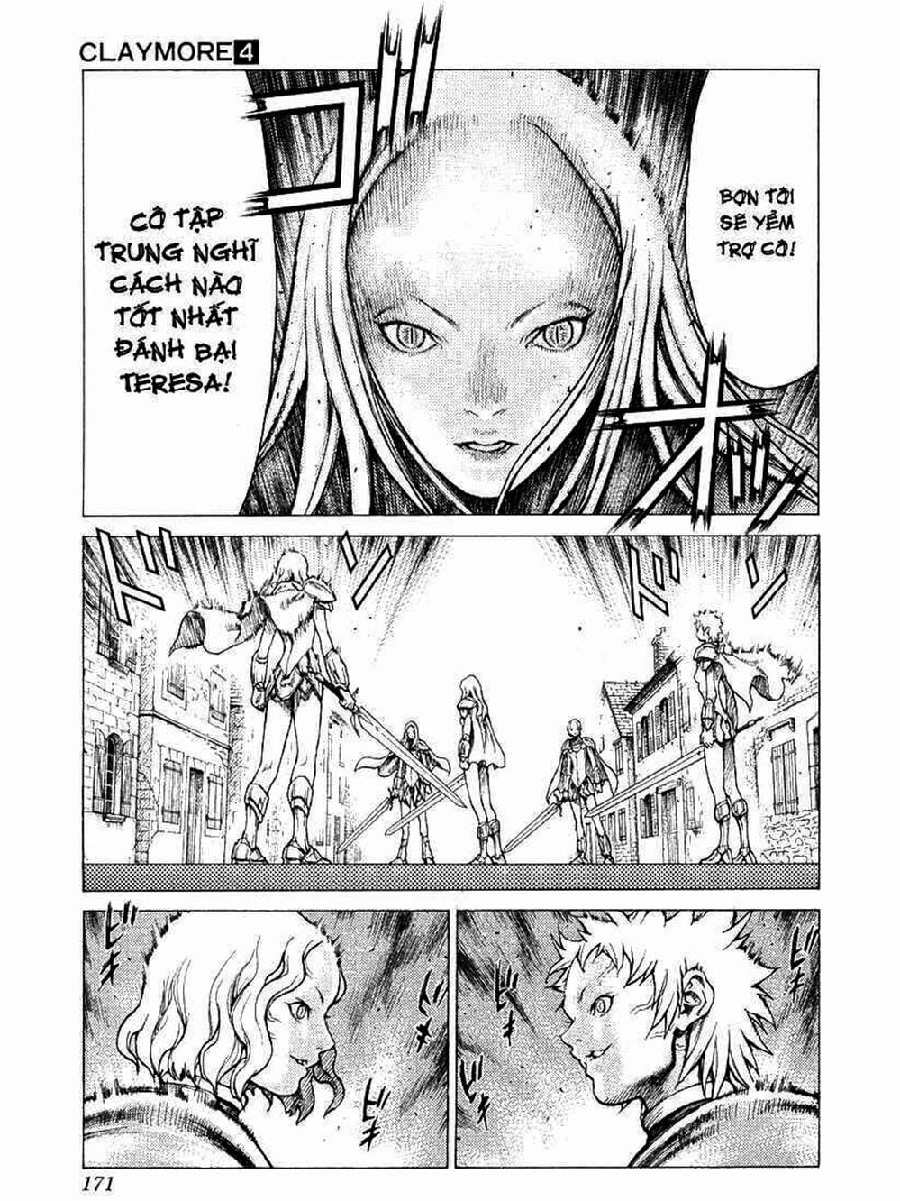 Truyện Tranh Claymore Mắt Bạc trang 4