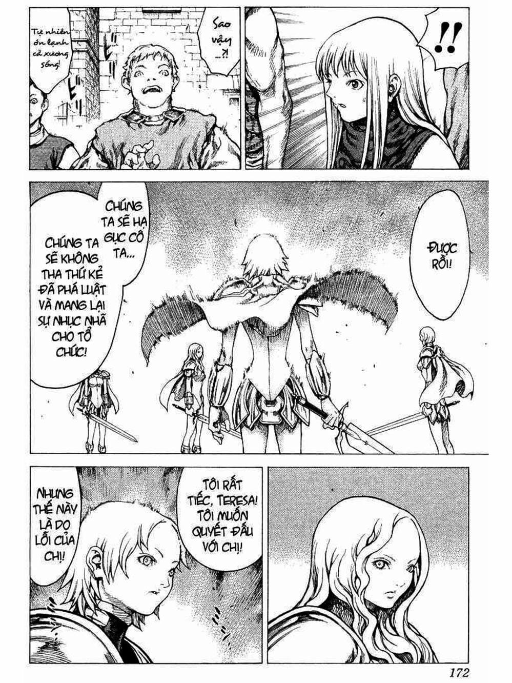 Truyện Tranh Claymore Mắt Bạc trang 4