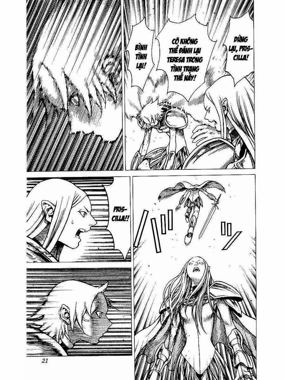 Truyện Tranh Claymore Mắt Bạc trang 4