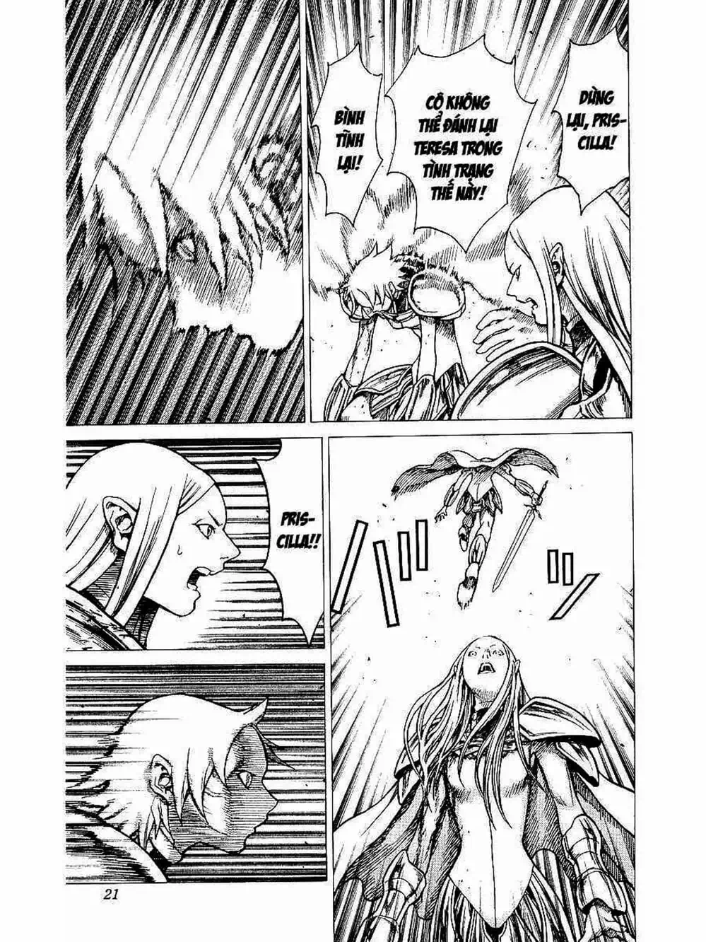 Truyện Tranh Claymore Mắt Bạc trang 4