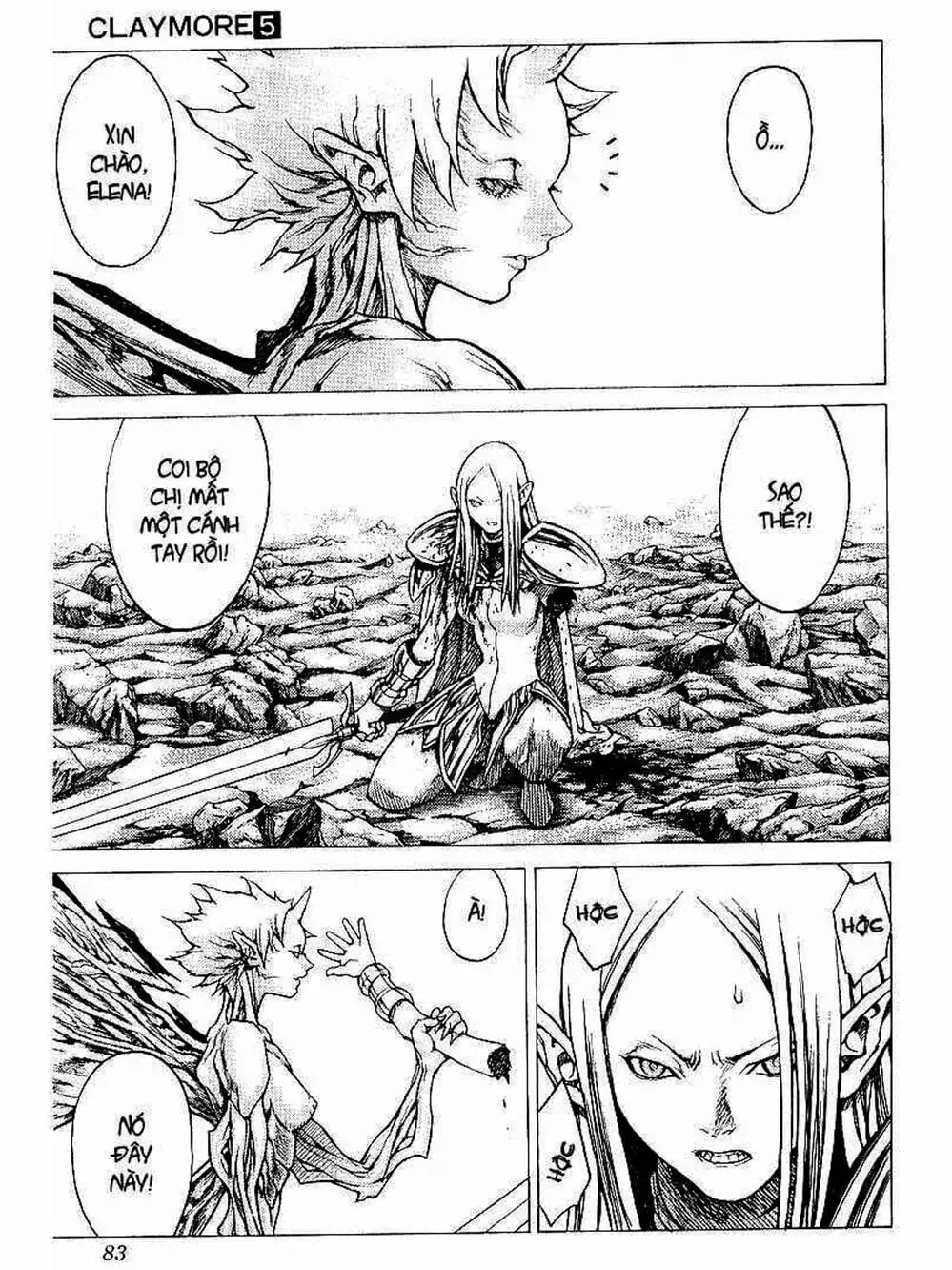 Truyện Tranh Claymore Mắt Bạc trang 4