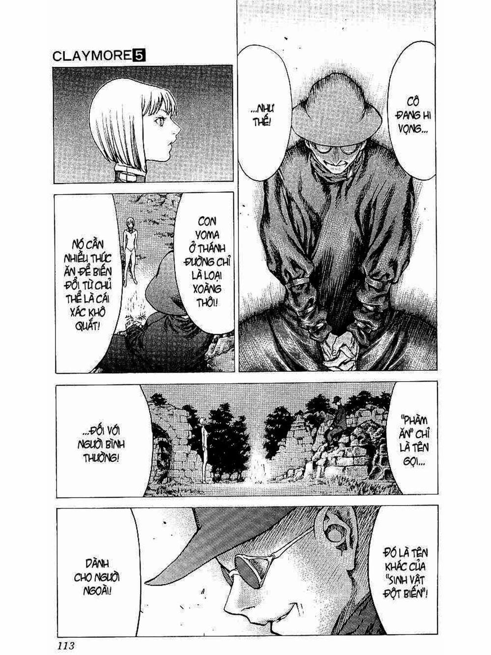 Truyện Tranh Claymore Mắt Bạc trang 4