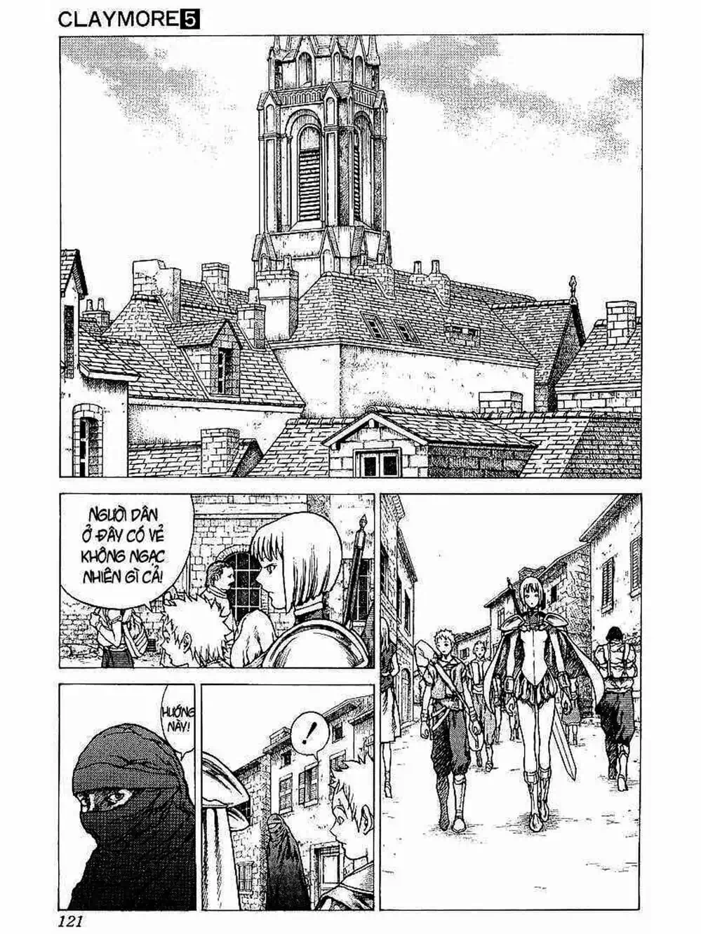 Truyện Tranh Claymore Mắt Bạc trang 4
