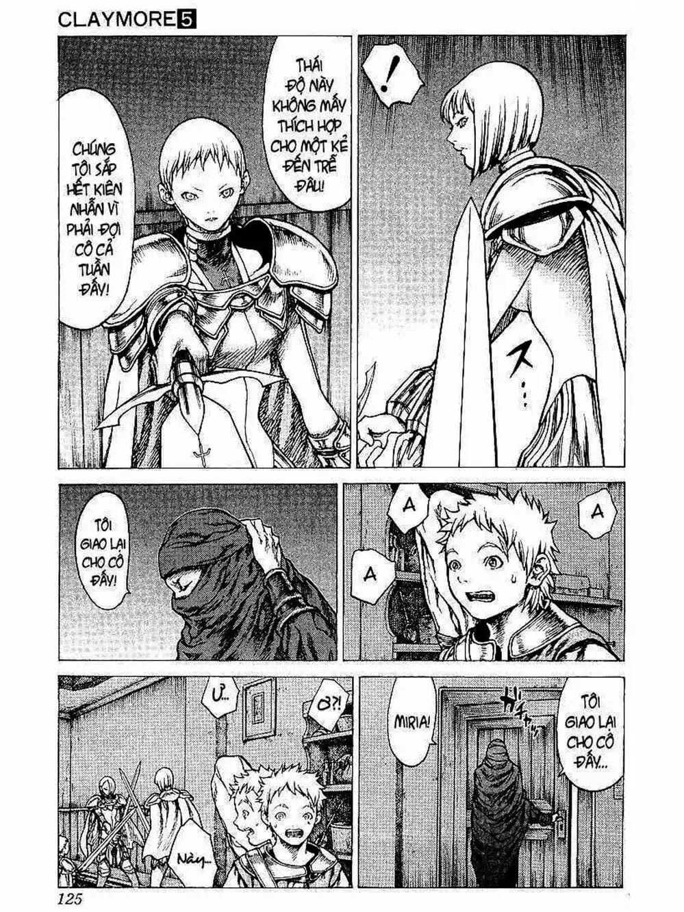 Truyện Tranh Claymore Mắt Bạc trang 4