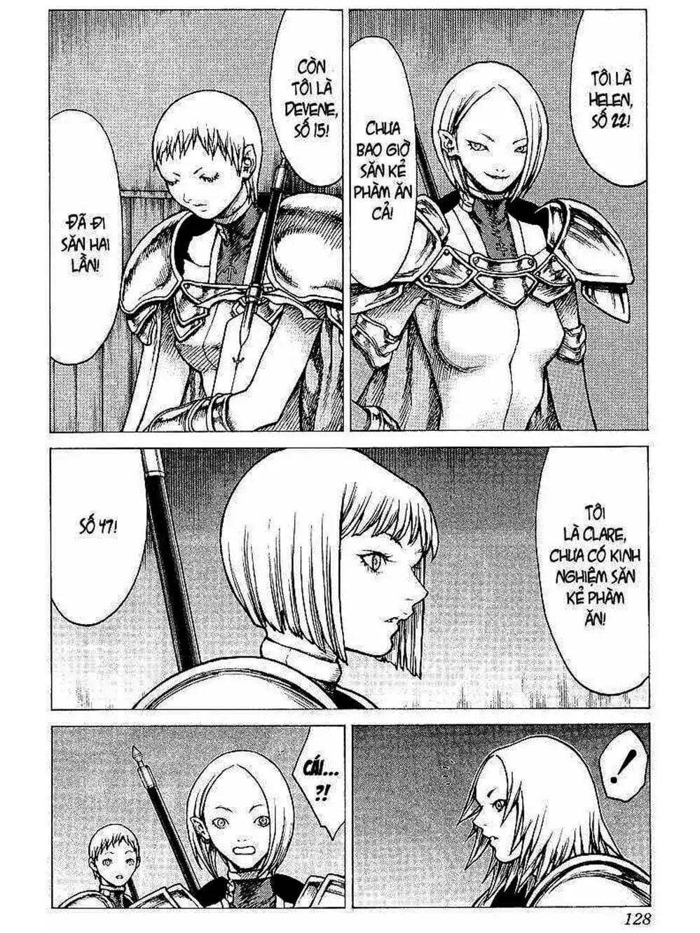 Truyện Tranh Claymore Mắt Bạc trang 4