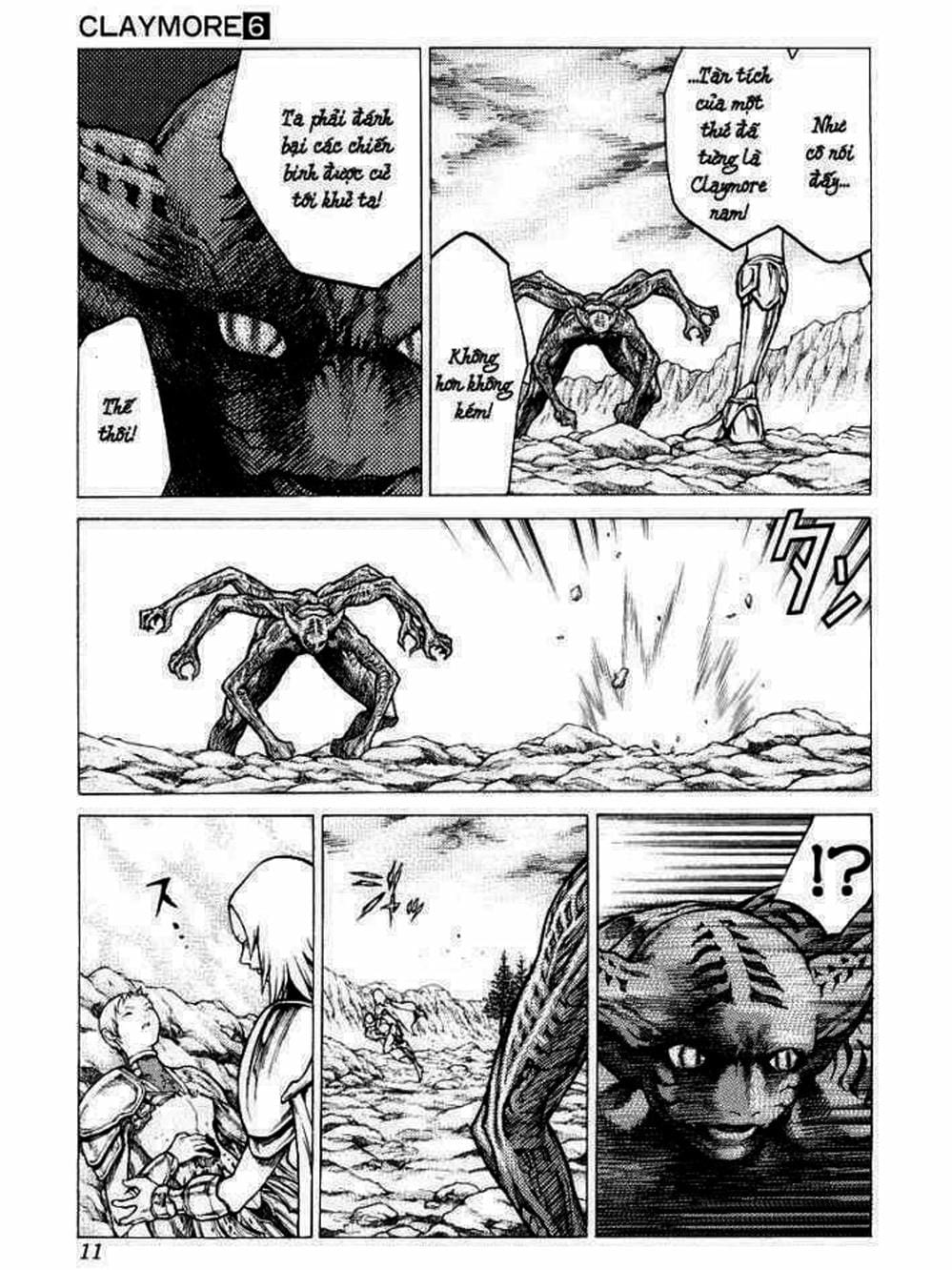 Truyện Tranh Claymore Mắt Bạc trang 4