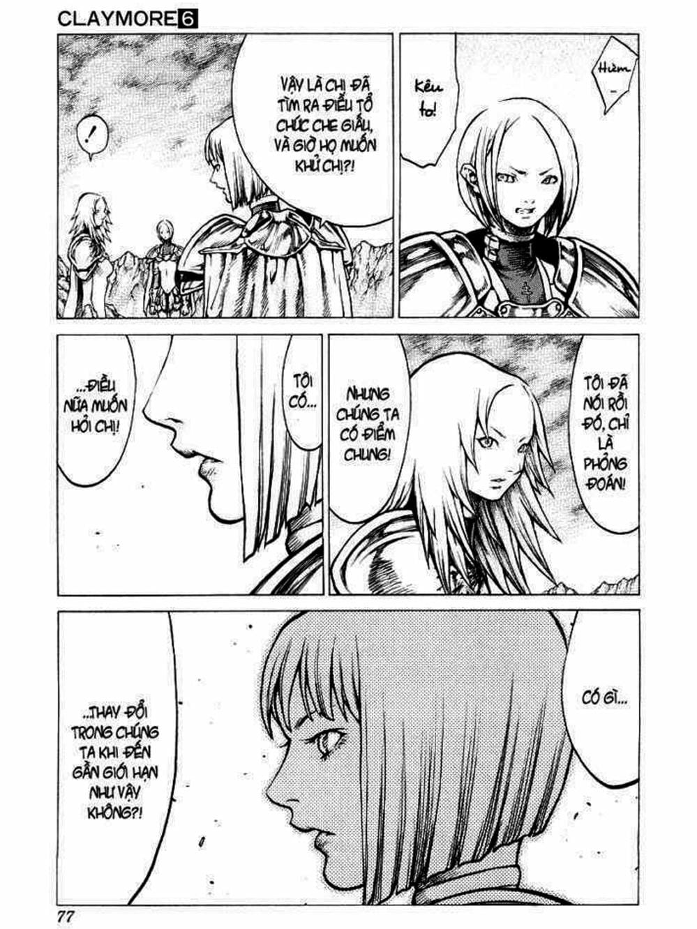 Truyện Tranh Claymore Mắt Bạc trang 4