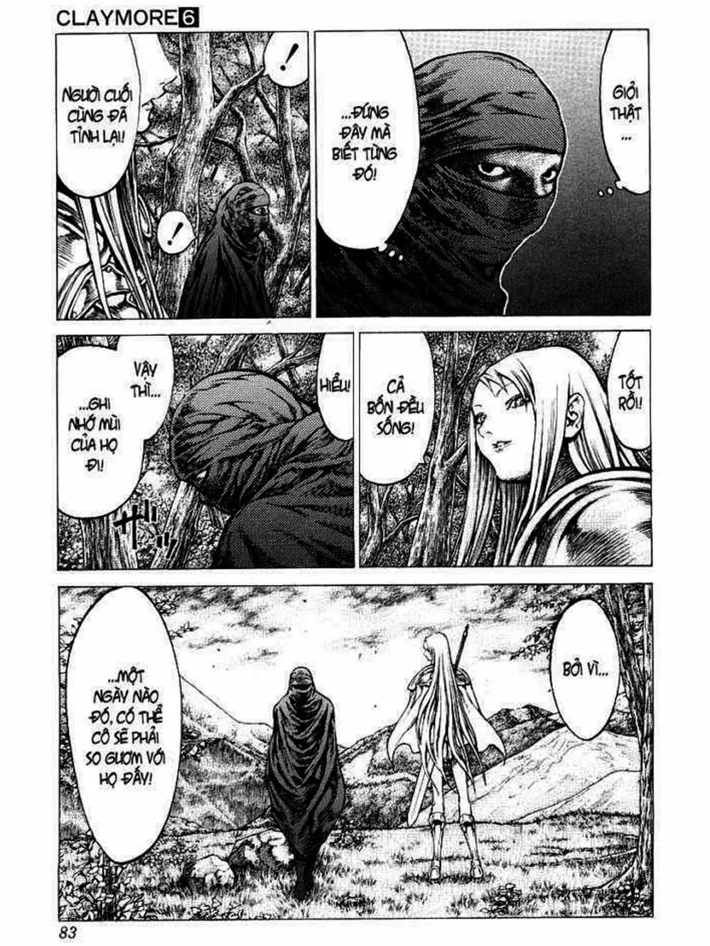 Truyện Tranh Claymore Mắt Bạc trang 4
