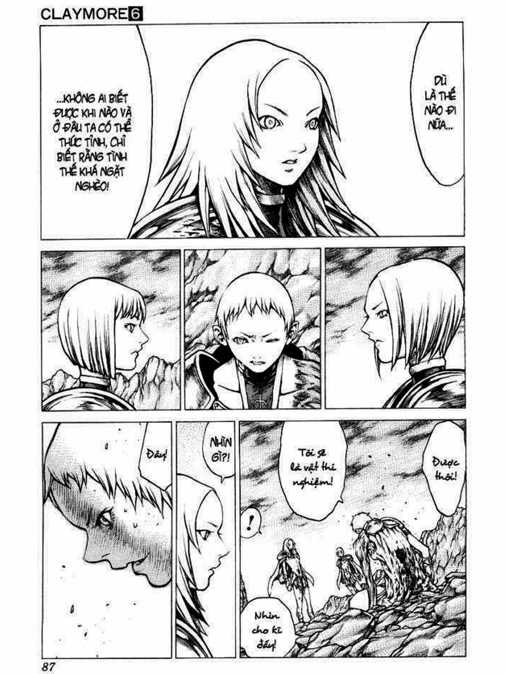 Truyện Tranh Claymore Mắt Bạc trang 4