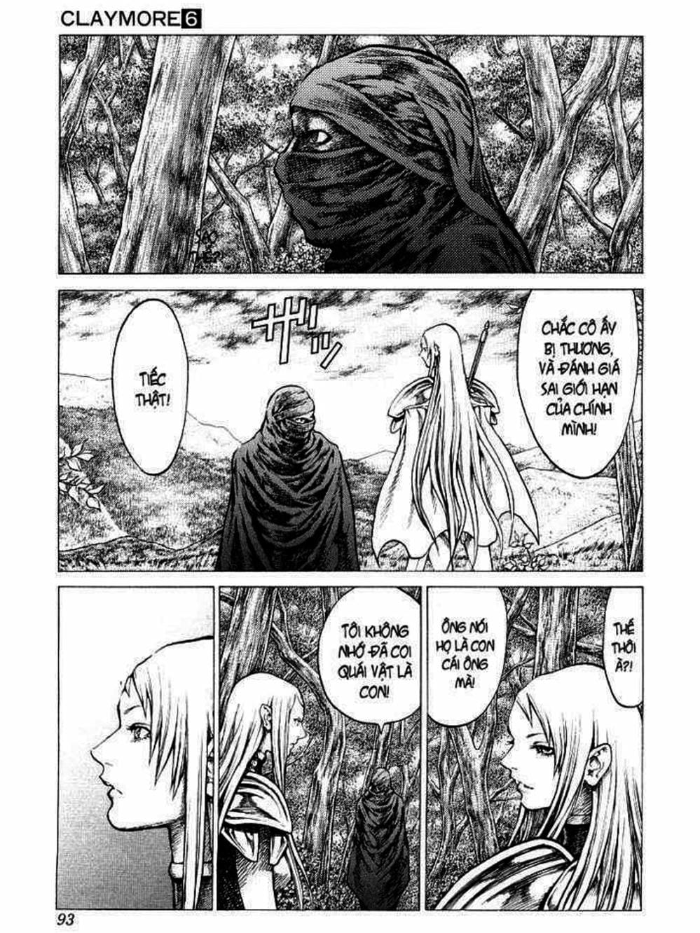 Truyện Tranh Claymore Mắt Bạc trang 4