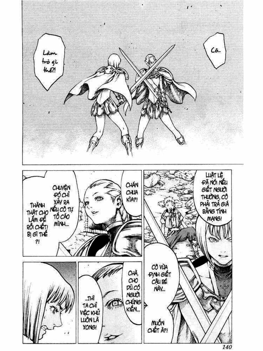 Truyện Tranh Claymore Mắt Bạc trang 4