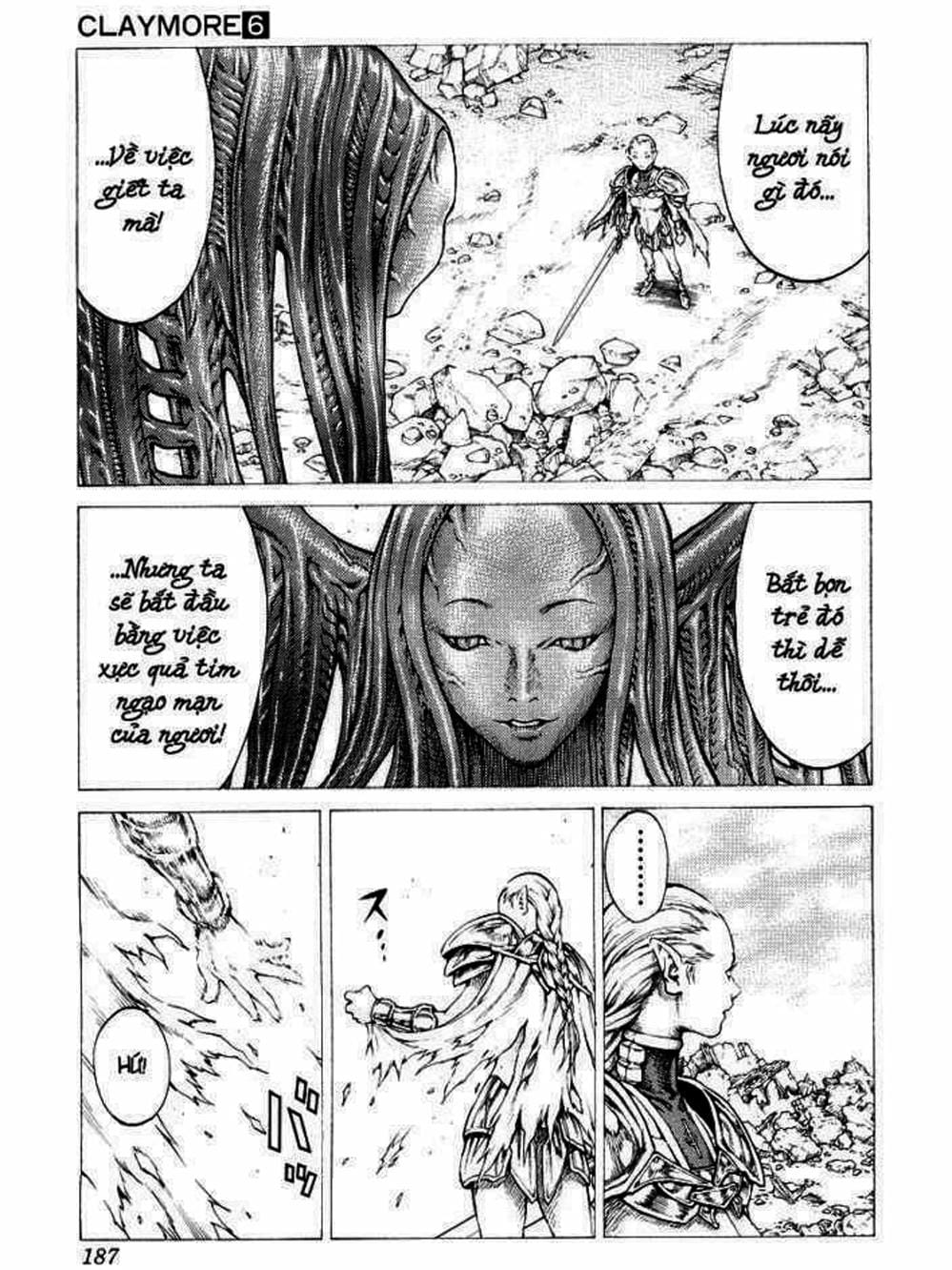 Truyện Tranh Claymore Mắt Bạc trang 4