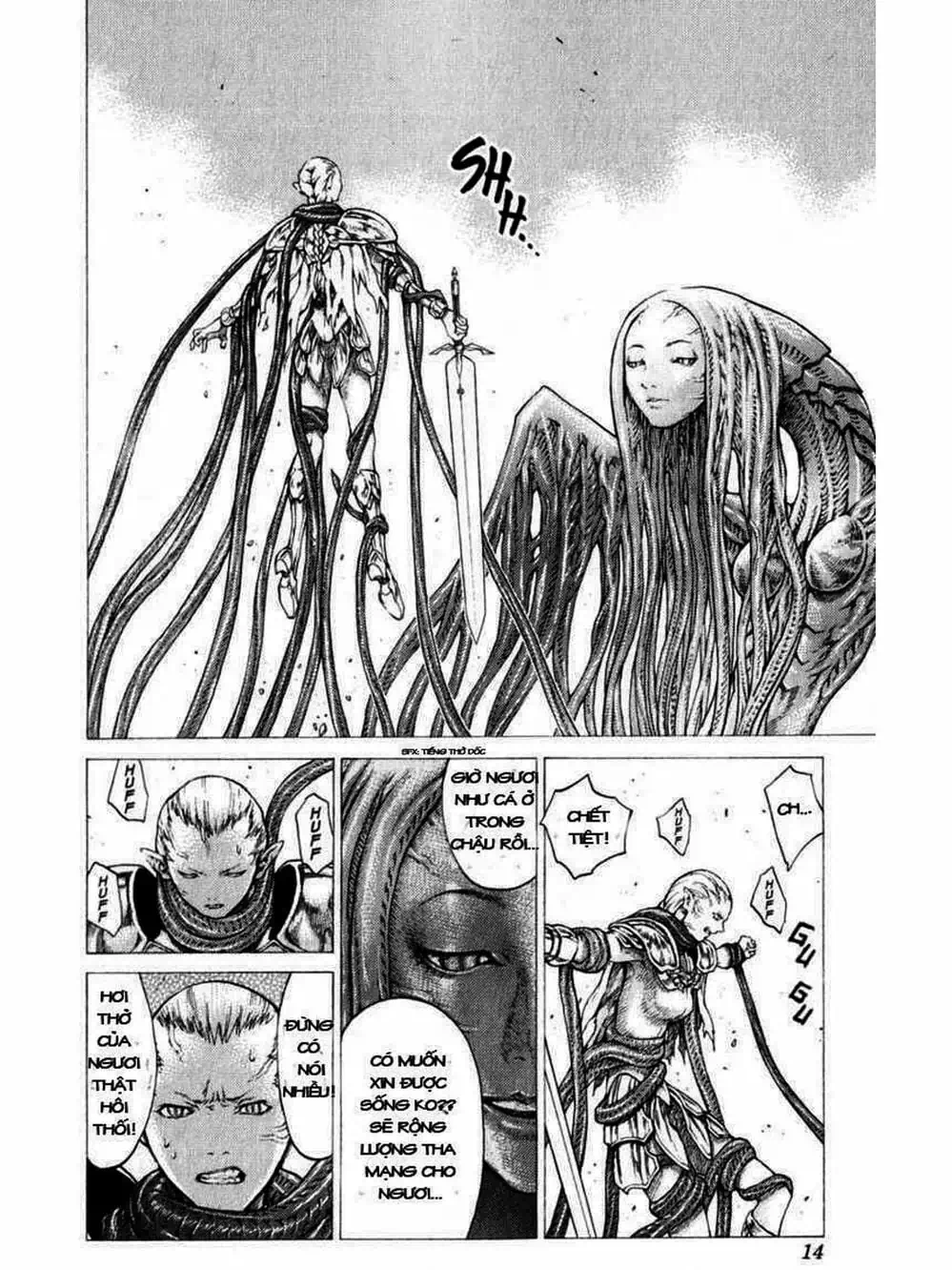 Truyện Tranh Claymore Mắt Bạc trang 4